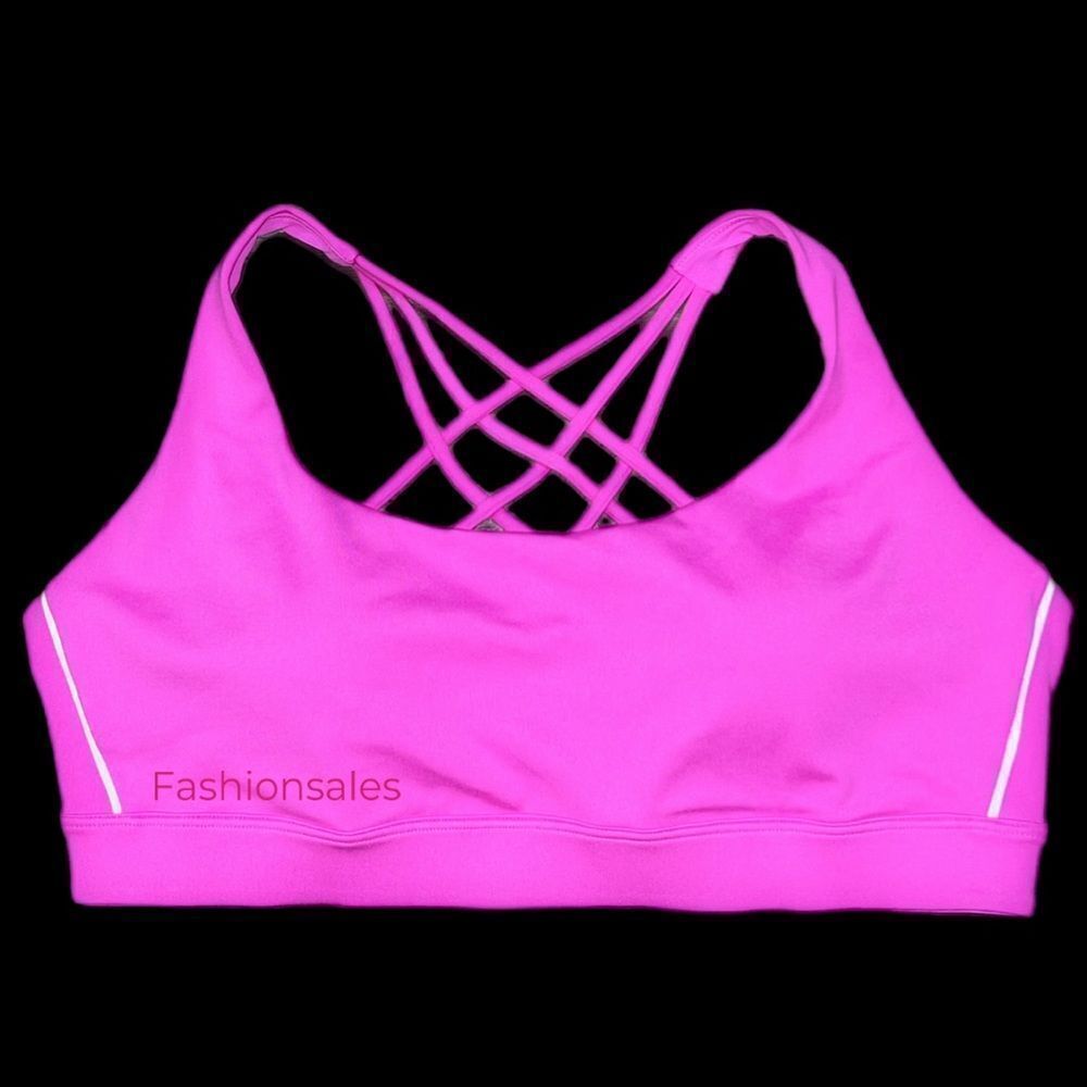 Victoria’s Secret Essentials Strappy Padded / Removable Padding Sports bra pink - Picture 3 of 6